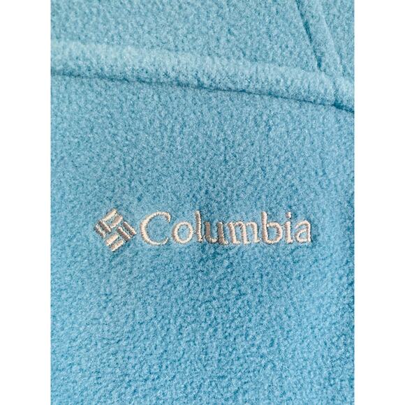Columbia Fleece Zip Up Jacket Large Blue - Picture 4 of 5